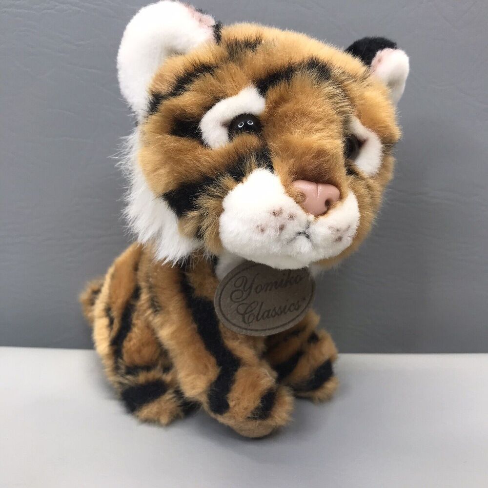 Rare Yomiko Classic Tiger Cub Stuffed Animal by Russ Berrie 9"